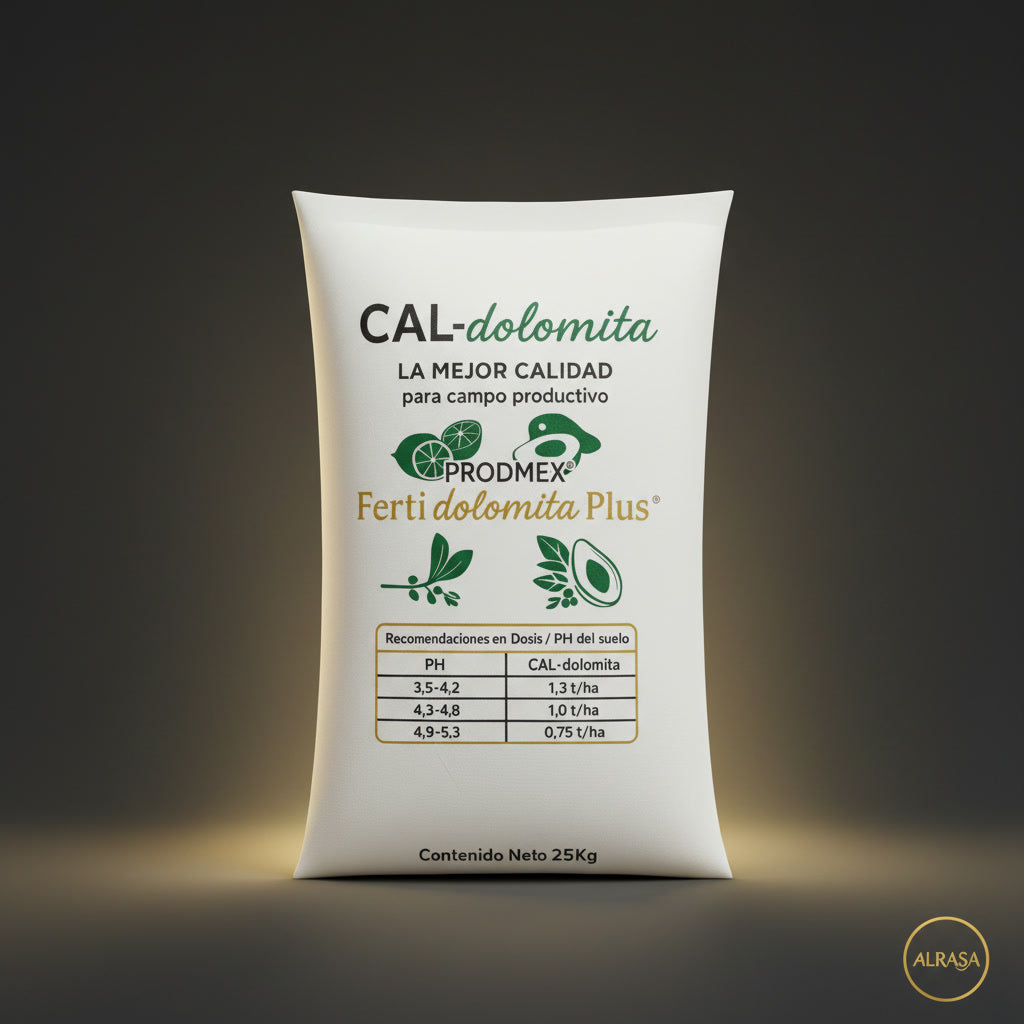 Cal-Dolomita 25 kg | Corrector de pH | Uso Agrícola