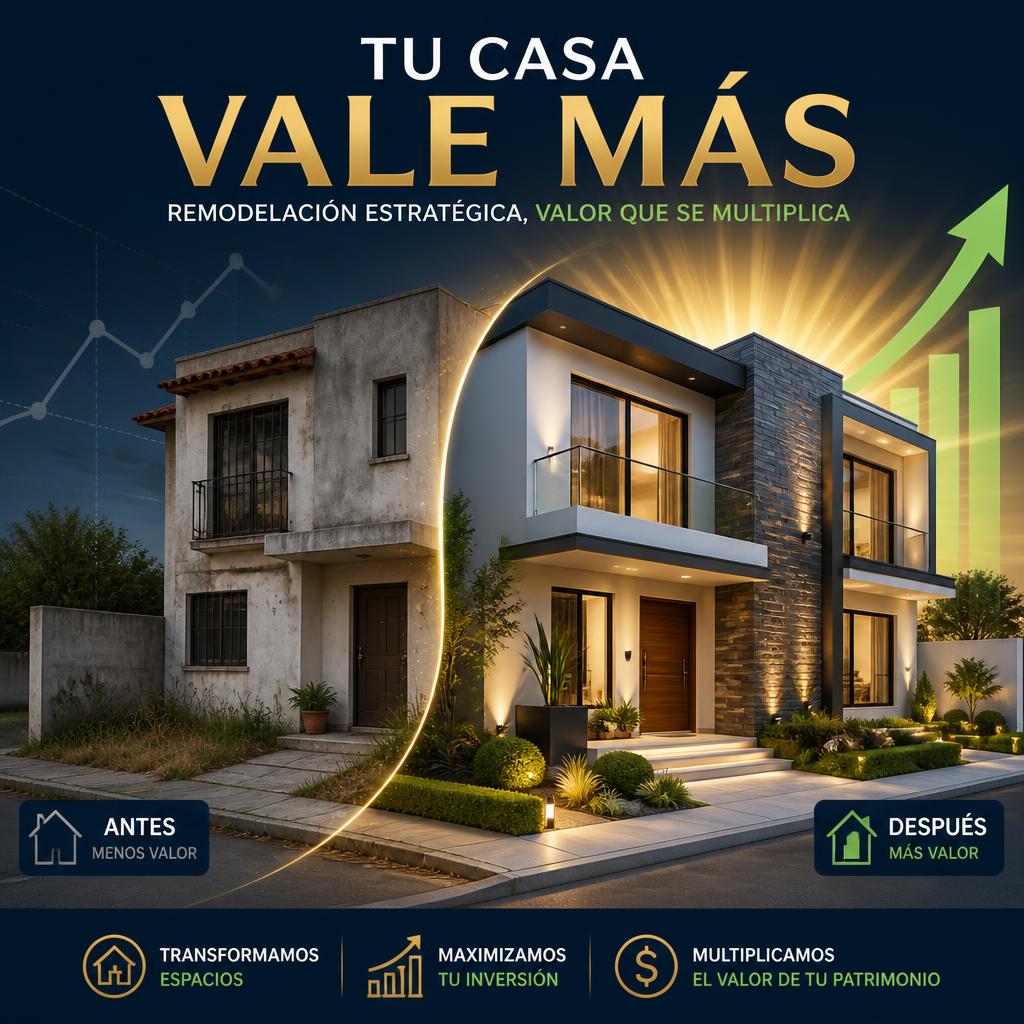Remodelación Estratégica para Maximización de Valor Inmobiliario