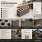 Block Multiperforado 12x20x40 cm | Máximo Aislamiento | Construcción Sostenible | Alrasa
